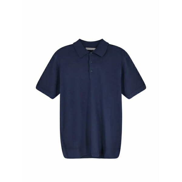 コルネリアーニ メンズ スポーツシャツ トップス Buttoned polo shirt Blue