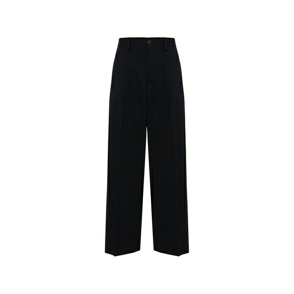 ラネウス メンズ 心地好いズボン下 ボトムス Pleated trousers Blue