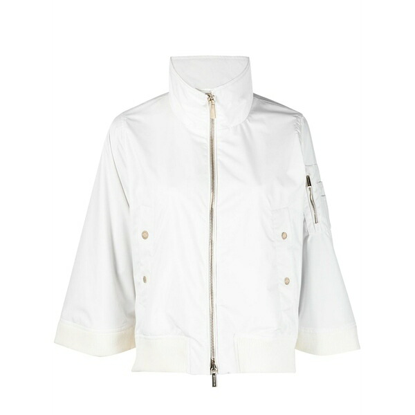 ムーレー レディース 上衣＆上衣 アウター Zip-up jacket White