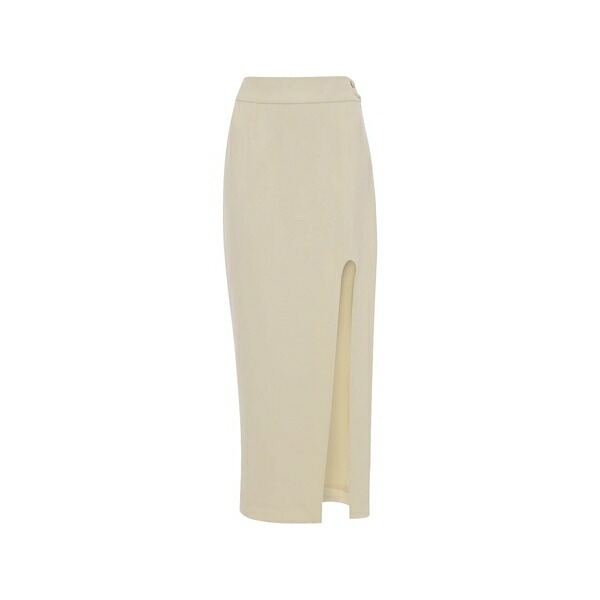 ヴィクトリア ベッカム レディース スコート ボトムス Split-detail maxi skirt Neutrals