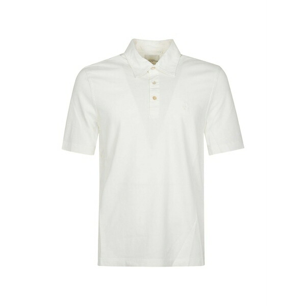 バランタイン メンズ スポーツシャツ トップス Short-sleeved polo shirt White