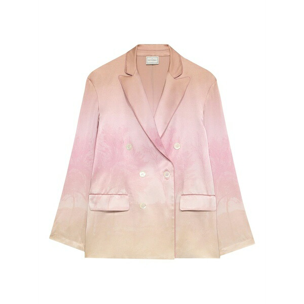 ピエール=ルイ・マシア メンズ ジャケット&ブルゾン アウター Ombr??-effect double-breasted jacket Pink|asty