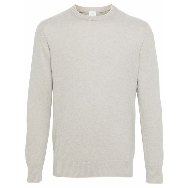 イレブンティ メンズ 編み物\u0026スウェーター アウター Crew neck cashmere jumper Green