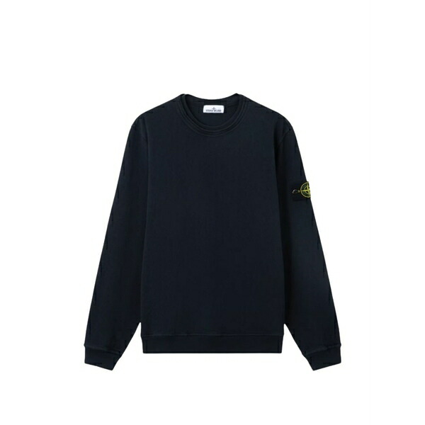 ストーンアイランド メンズ パーカー・スウェットシャツ アウター Patch crew-neck sweatshirt Black｜asty 58,190円