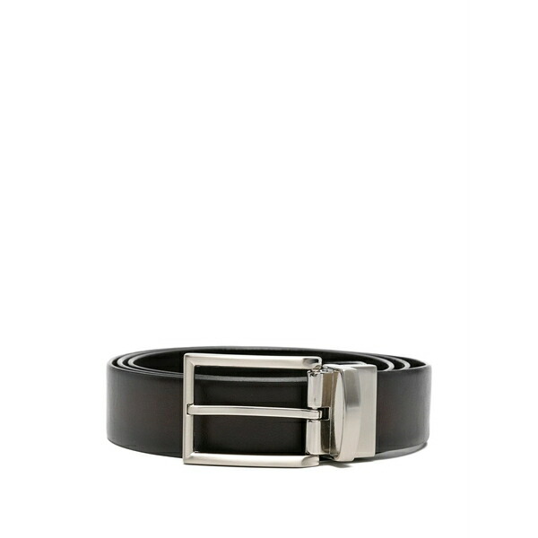 オフィチーネ 創造的 メンズ 胴締め 佩び物 Pin-buckle leather belt Brown