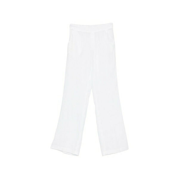 ザカス  レディース 心地好いズボン下 ボトムス Ariel trousers White