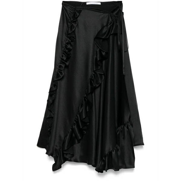 セシリー・バンセン レディース スコート ボトムス Adelina MIDI skirt Black