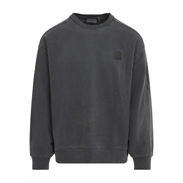 カーハート メンズ パーカー・スウェットシャツ アウター Logo-patch sweatshirt Grey