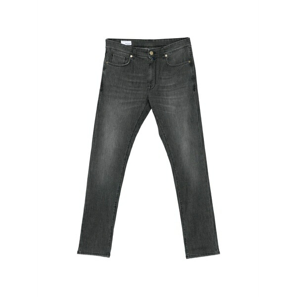 インコテックス メンズ デニムパンツ ボトムス Belt-loop faded-effect jeans Grey｜asty