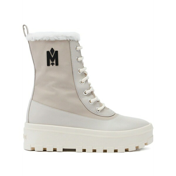 マッカージュ メンズ ブーツ シューズ Hero logo-embellishment boots Neutrals
