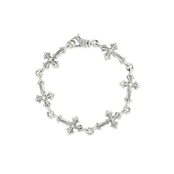 エマニュエレ ビコッキ メンズ ブレスレット・バングル・アンクレット 佩び物 Large avelli multi-cross bracelet Silver