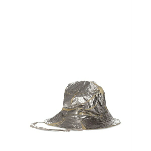 リックオウエンス メンズ 鳥打ち帽 付属物 Gilligan bucket hat Silver