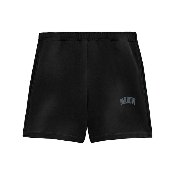 バロウ レディース 心地好いズボン下 ボトムス Logo-print shorts  Black