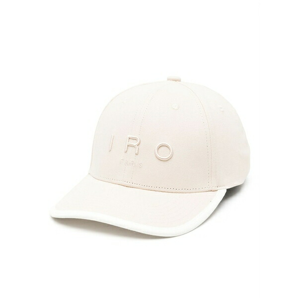 イロ レディース かぶり笠 付属品 Logo-embroidered cotton baseball cap Neutrals