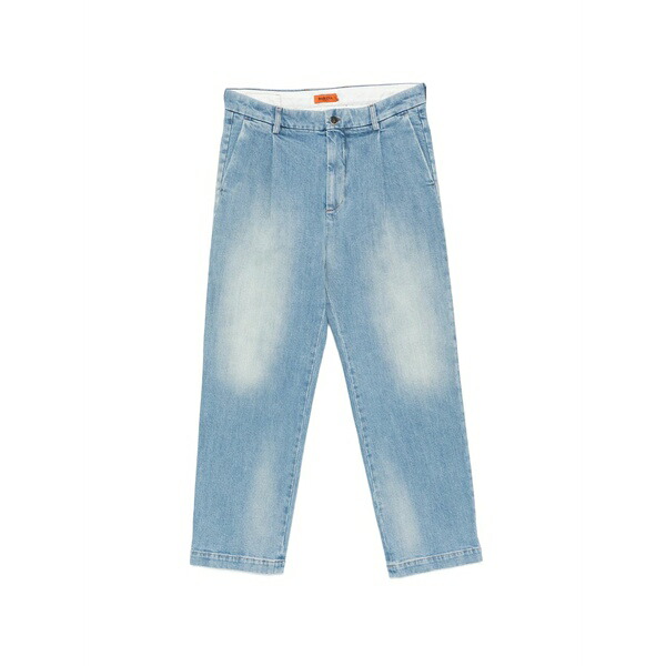 バレナ メンズ ジーンズズボン下 ボトムス Pleated-detail jeans Blue