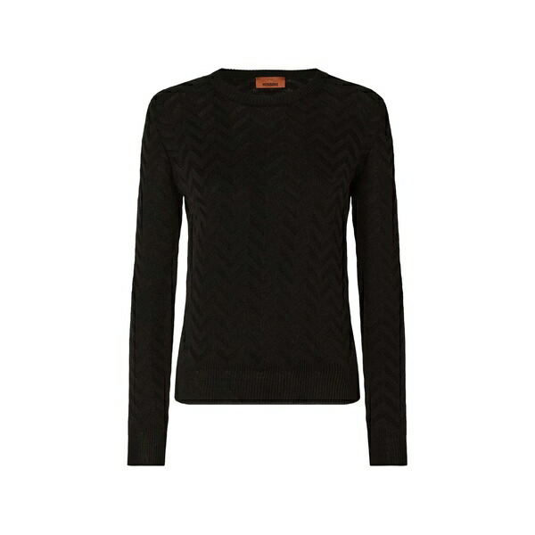ミッソーニ レディース 編み物\u0026スウェーター アウター Chevron sweater Black