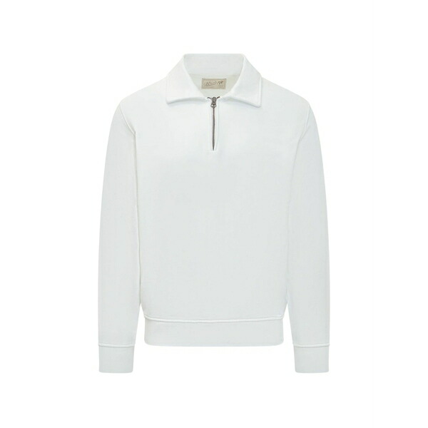 ブリカー メンズ パーカー・スウェットシャツ アウター Halfzip rutgers sweatshirt White