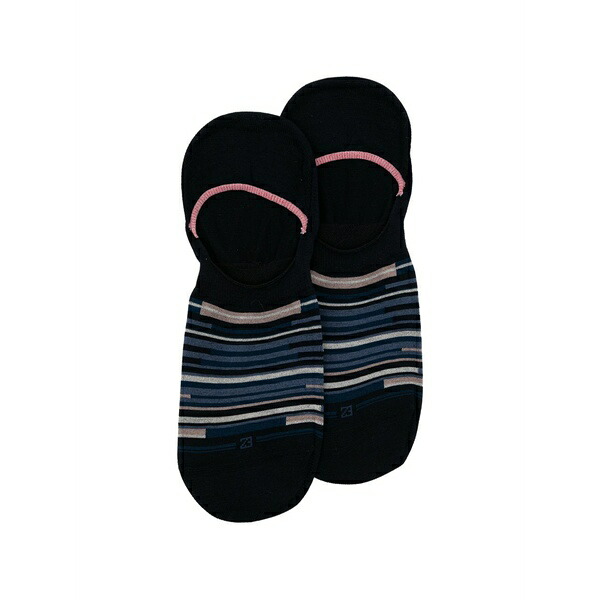ゼニア メンズ 靴下 アンダーウェア Skyline socks Black｜asty