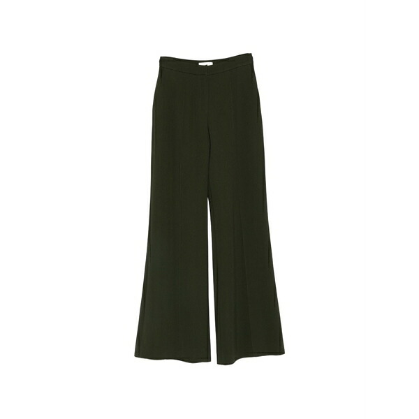 エリー サーブ レディース カジュアルパンツ ボトムス Pressed-crease trousers Green｜asty