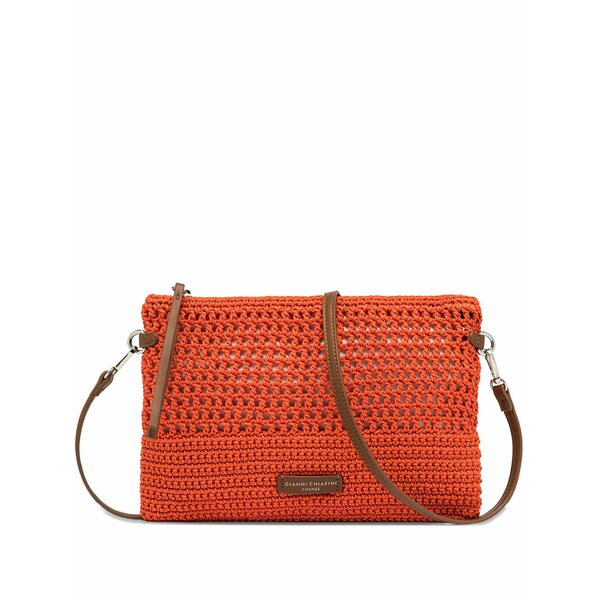 ジャンニ・キアリーニ レディース クラッチペダル御徒面子 御徒面子 Victoria clutch bag Orange