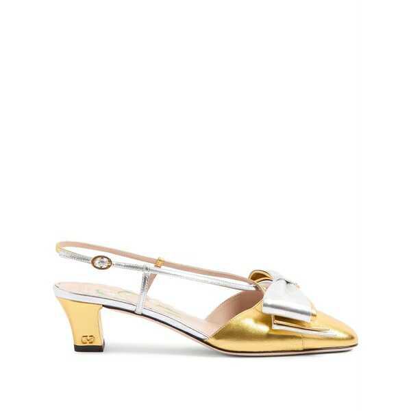 ヴァレンティノ ガラヴァーニ レディース パンプス シューズ Bowow slingback pumps Gold