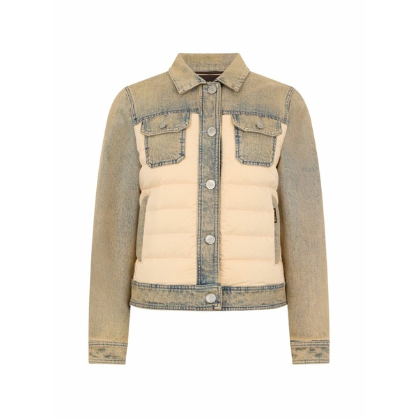 ムーレー レディース 上衣＆上衣 アウター Petunia quilted-panel jacket Neutrals