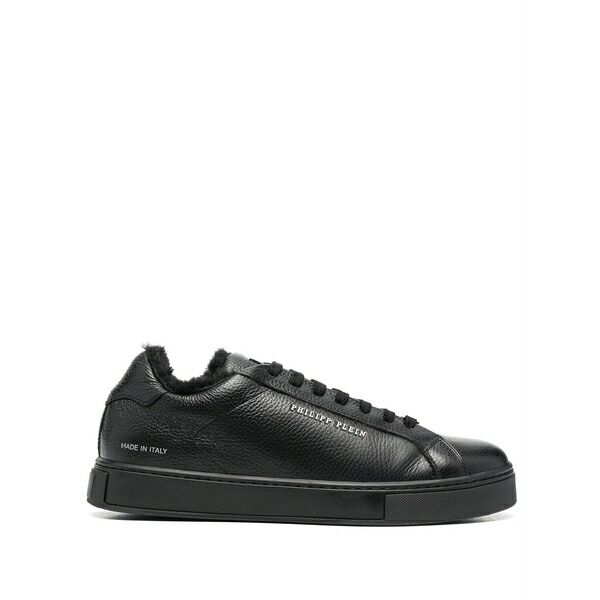 フィリッププレイン メンズ スニーカー シューズ Big bang low-top sneakers Black｜asty