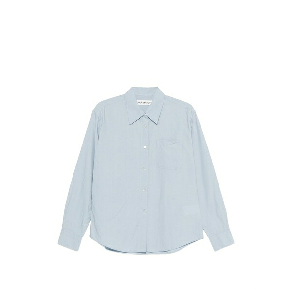 アワーレガシー レディース プルオーバー トップス Forever patch-pocket shirt Blue