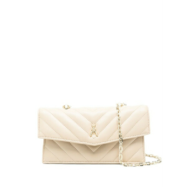 パトリツィア ペペ レディース ショルダーバッグ バッグ Quilted  shoulder bag Neutrals