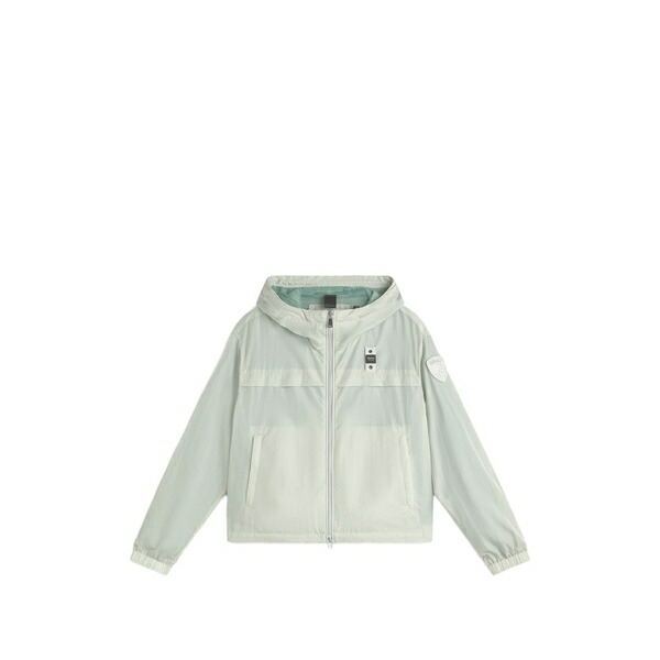 ブラウアー レディース ジャケット＆ブルゾン アウター Hooded zip jacket Green｜asty