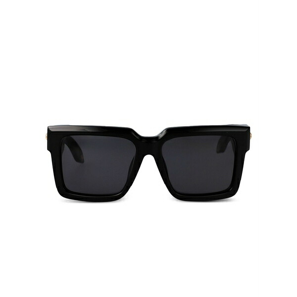 ロベルトカヴァリ レディース サングラス＆アイウェア アクセサリー Square-frame sunglasses Black｜asty