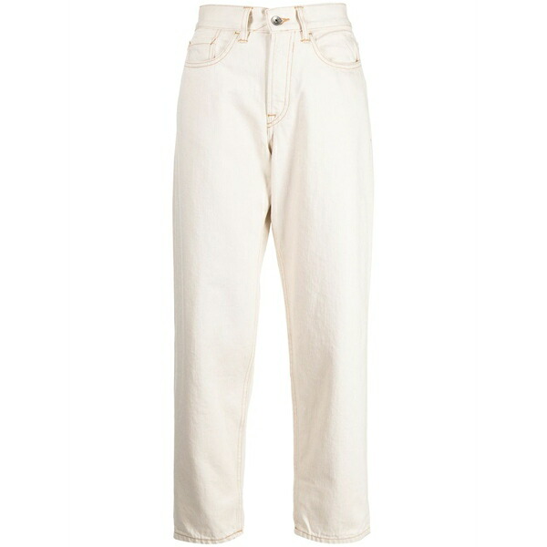 ワイエムシー レディース ジーンズズボン下 ボトムス Tearaway straight-leg jeans Neutrals