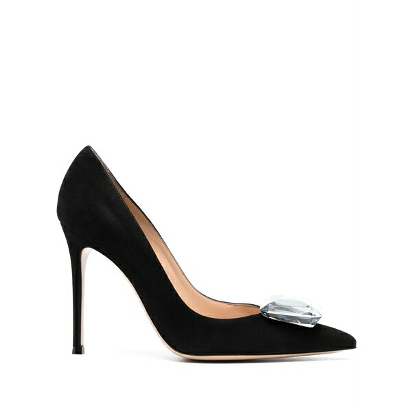 ジャンヴィト ロッシ レディース パンプス シューズ Jaipur 105粍 suede pumps Black