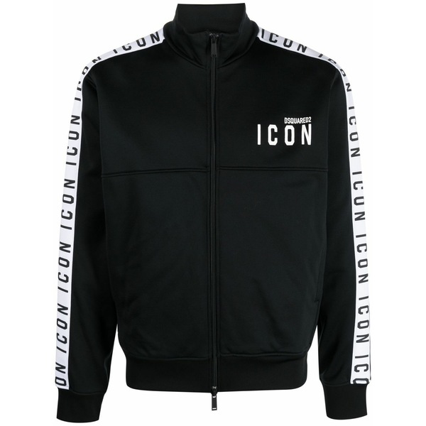 ディースクエアード メンズ パーカー・スウェットシャツ アウター Icon-print sweatshirt Black