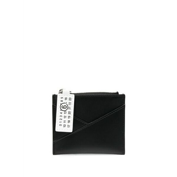 マルタンマルジェラ レディース 紙入れ 付属品 Japanese 6 zipped wallet Black
