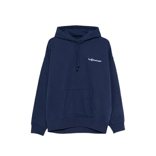 ラルフローレン メンズ パーカー・スウェットシャツ アウター Logo detail hoodie Blue｜asty