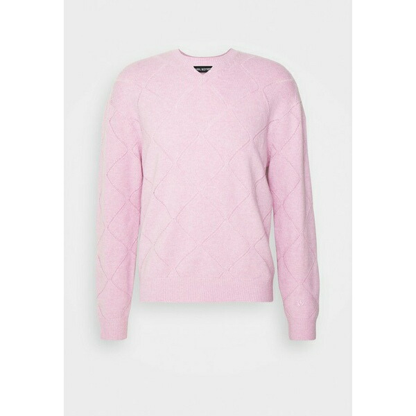 ニールバレット メンズ ニットセーター pink NECK アウター TRIANGLE