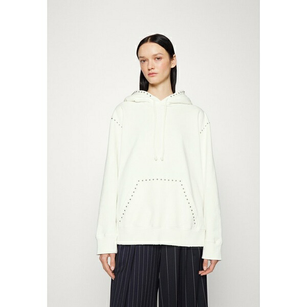 一番の マルタンマルジェラ レディース パーカー スウェットシャツ アウター Sweatshirt off white