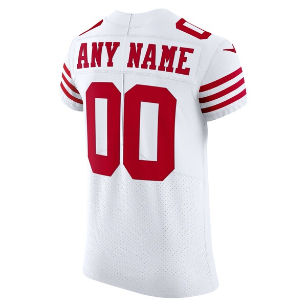 ナイキ レディース ユニフォーム トップス San Francisco 49ers Nike Women's Game Custom Jersey  White トップス