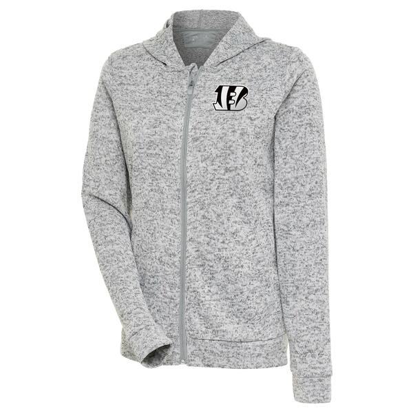 オプティミスティック アンティグア パーカー・スウェットシャツ アウター メンズ Colorado Rockies Antigua Victory  Pullover Hoodie Heathered Gray