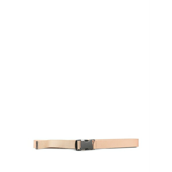 マルコポーロ メンズ ベルト アクセサリー Buckle belt Neutrals|asty