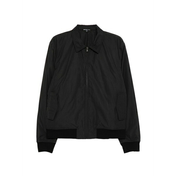 ジェームス がま口 メンズ 上衣＆上衣 アウター Twill bomber jacket Black コート・ジャケット-メンズファッション