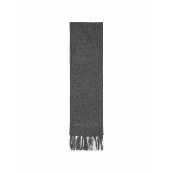 アクネ ストゥディオズ メンズ えり巻き・袈裟・えり巻き 付属物 Fringed scarf Grey