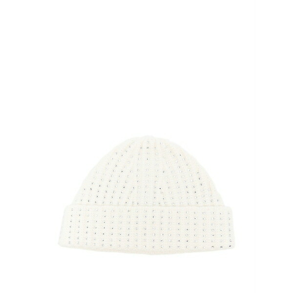 マージュ レディース 帽子 アクセサリー Embellished beanie Neutrals｜asty 19,786円