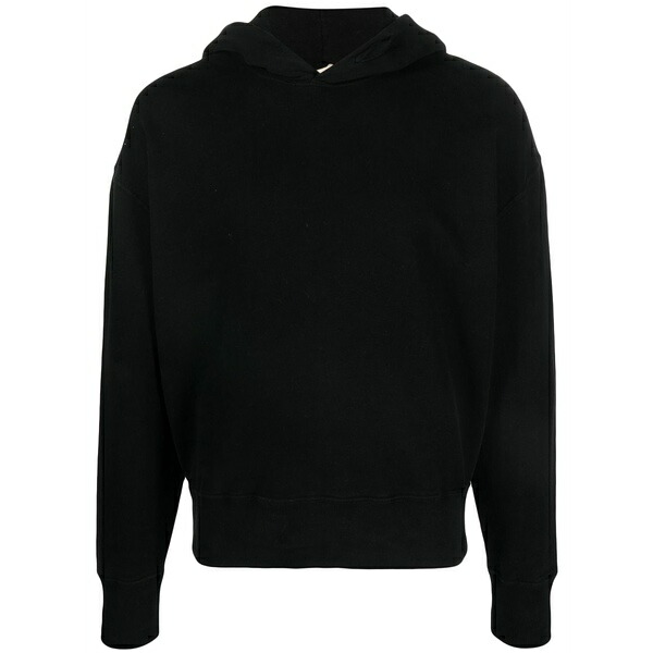 テンシー メンズ パーカー・スウェットシャツ アウター Logo-patch hoodie Black
