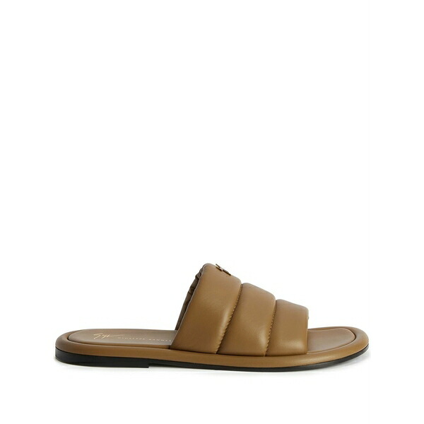 ジュゼッペザノッティ メンズ サンダル シューズ Harmande quilted leather slides Brown