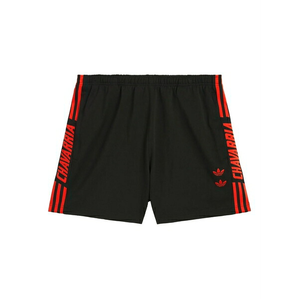 アディダス メンズ カジュアルパンツ ボトムス Cotton blend "willy chavarria - black" gym shorts Black|asty