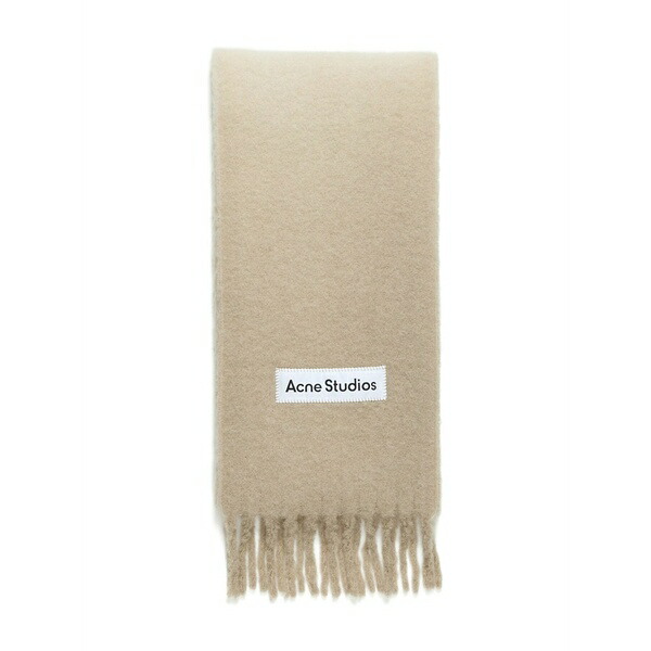 アクネ ストゥディオズ メンズ えり巻き・袈裟・えり巻き 付属物 Fringed scarf Neutrals