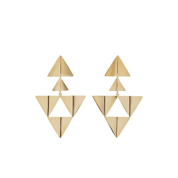 イザベル マラン レディース ピアス＆イヤリング アクセサリー Triangle blair earrings Gold｜asty