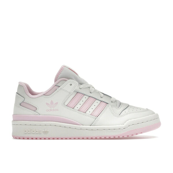 adidas アディダス レディース スニーカー  【adidas Forum Low CL Cloud White Clear Pink (Women\u0027s)】  大きさ US_8.5(25.5糎) Cloud White/Clear Pink/Cloud White